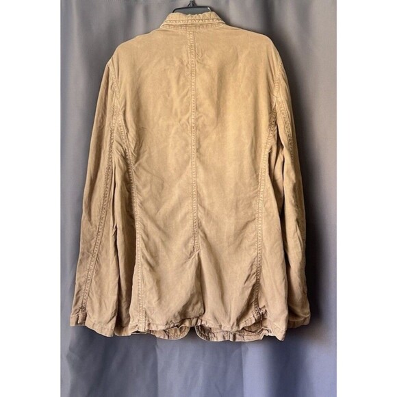 Vtg Lucky Brand Utility Jacket XXL Field Cargo Military Chore Coat Barn Safari - Picture 3 of 7